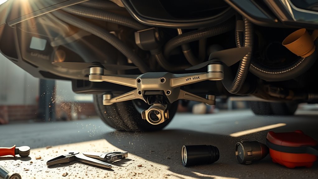 remove drone from exhaust