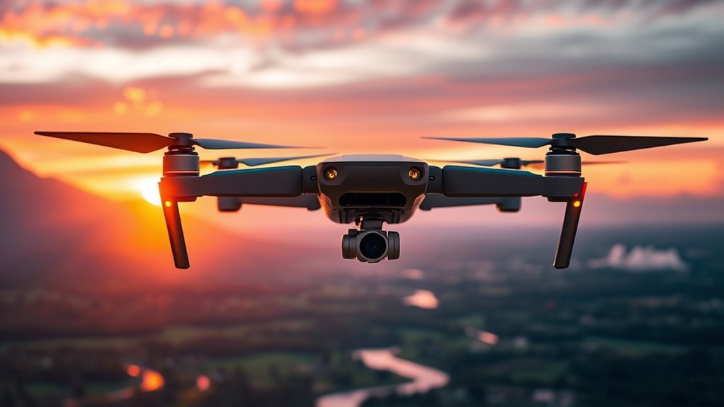 sharp vibrant aerial photography