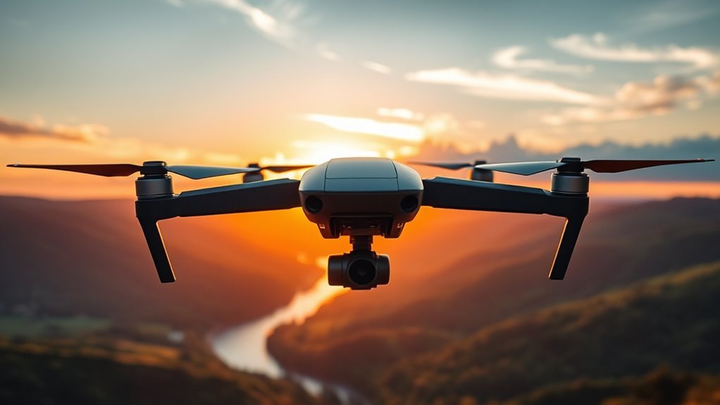 stable aerial footage control