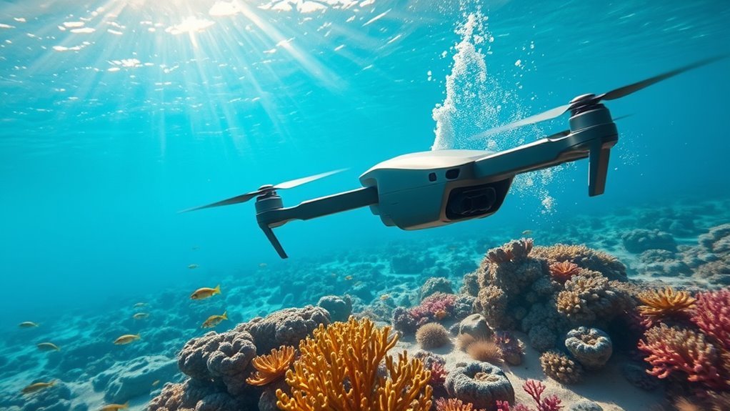 user friendly underwater drone controls