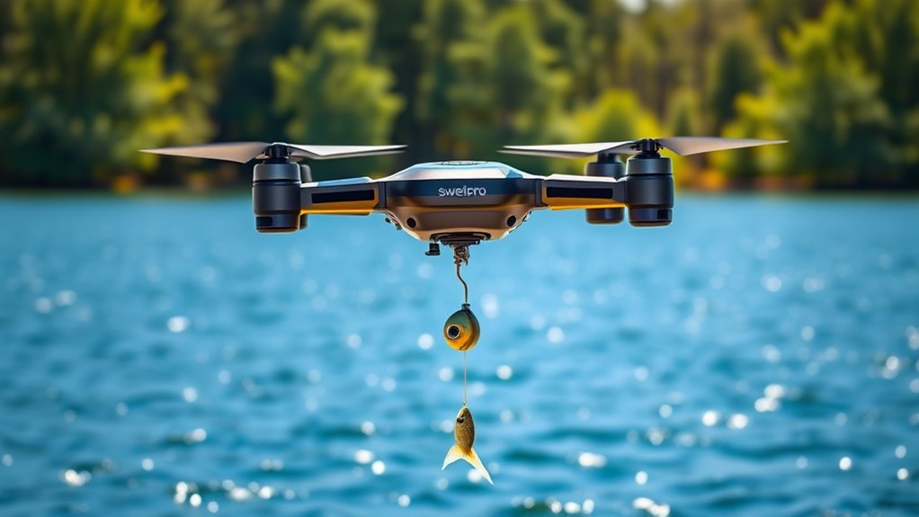 waterproof durable fishing drone