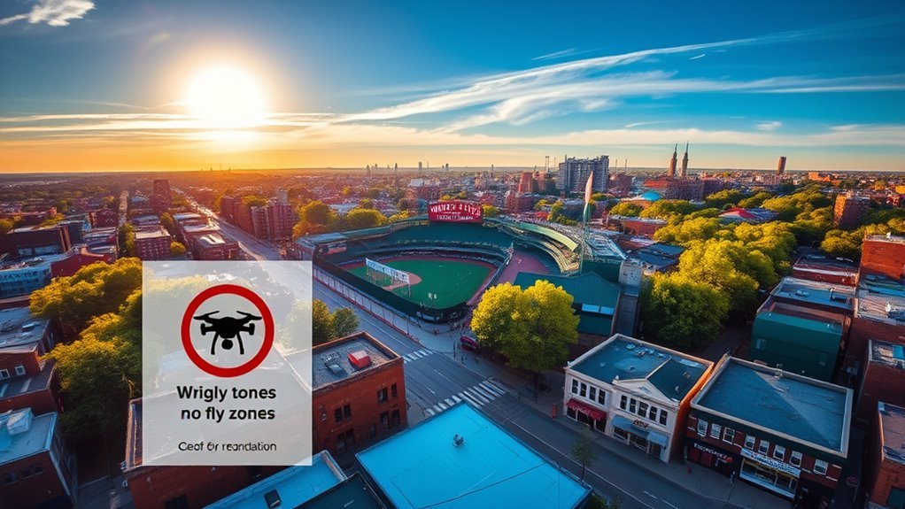 wrigleyville airspace restrictions awareness