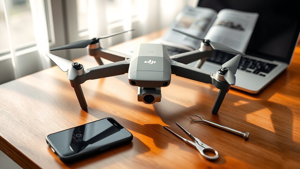 access dji app features