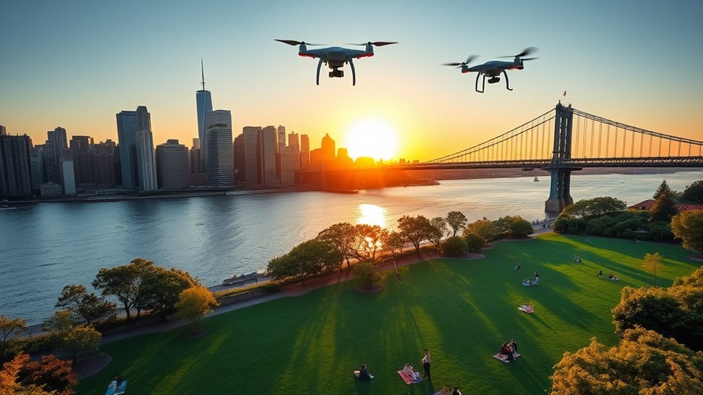 aerial photography at brooklyn