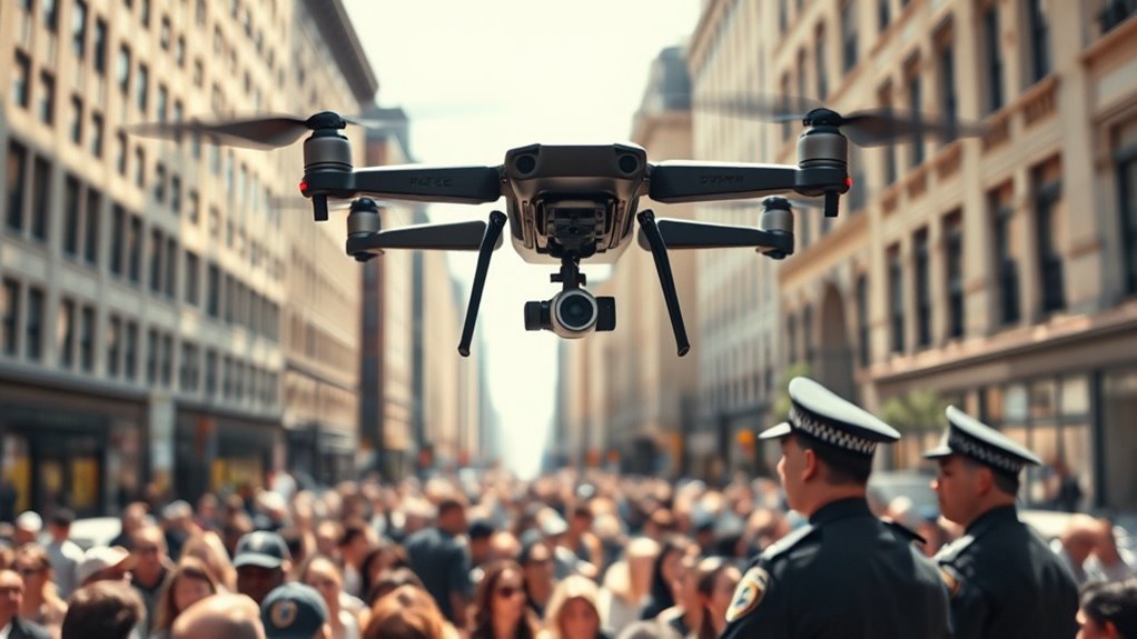 aerial surveillance for safety