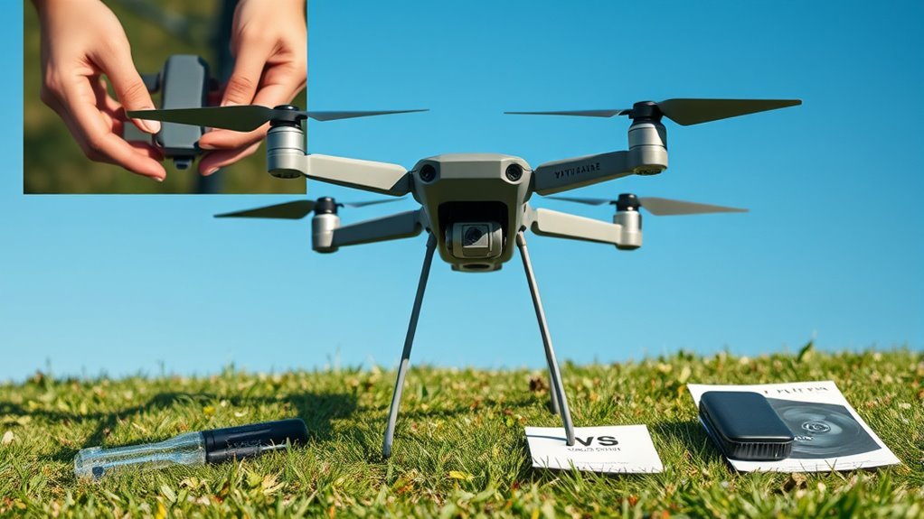 assess drone situation carefully