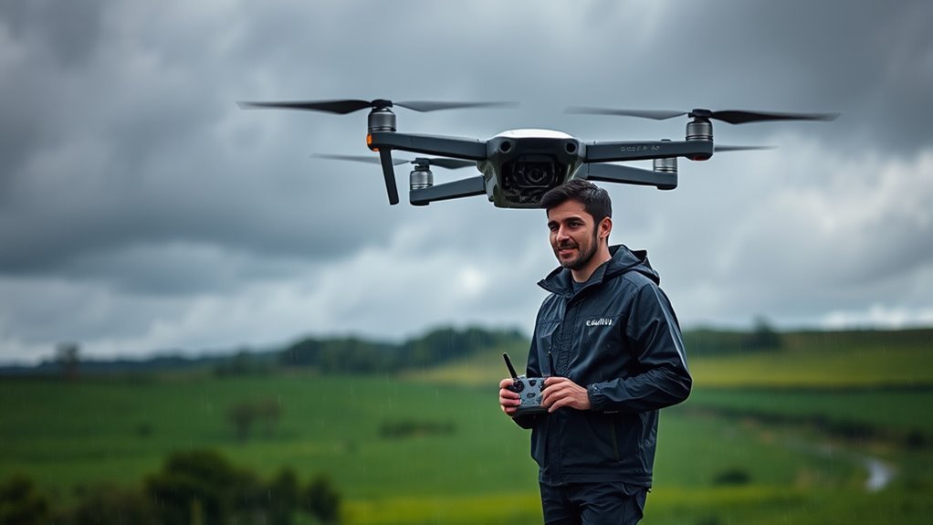 assess drone water resistance