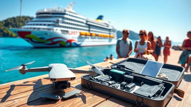 bringing drones on cruises