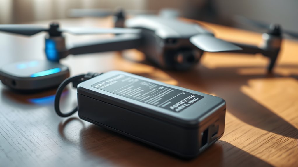 charge drone battery safely