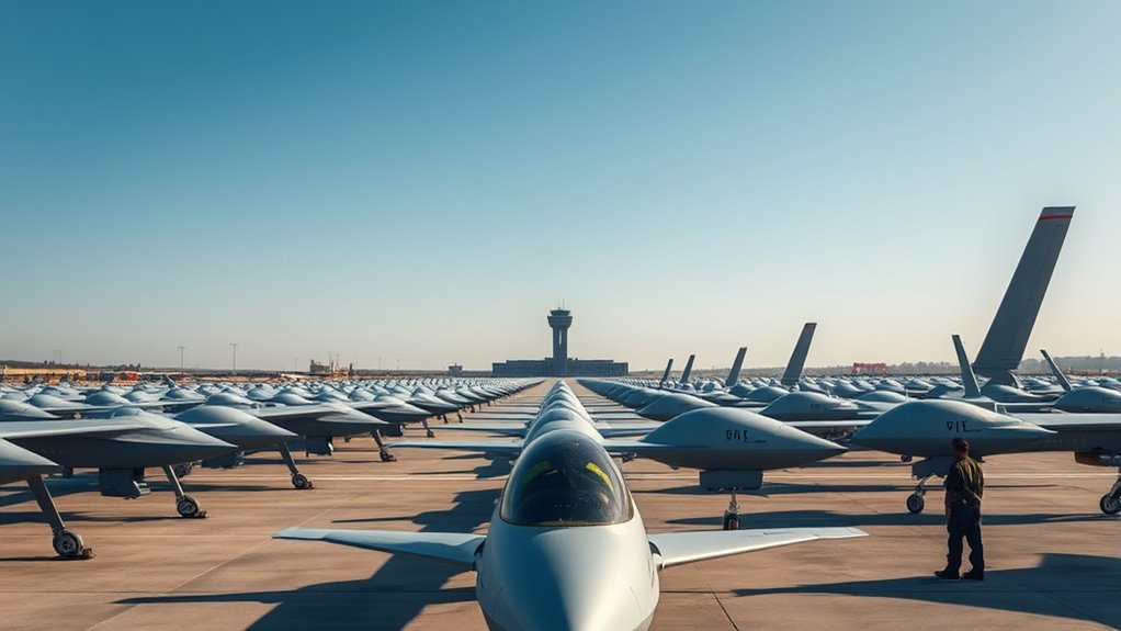 combat and surveillance drones