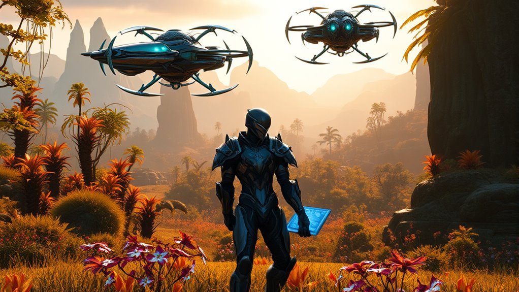 complete quests for drones