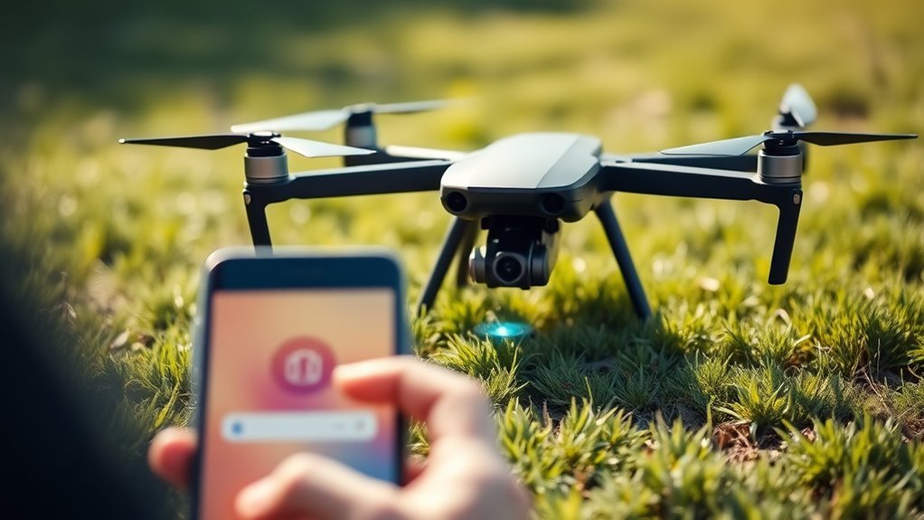 connect drone to phone