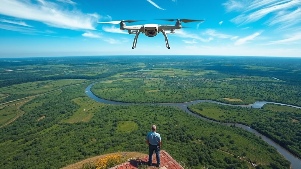 consumer drone flight range