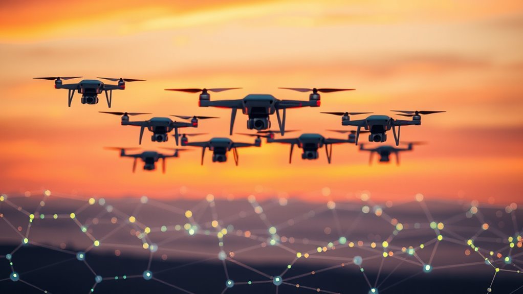 coordinated drone communication protocols
