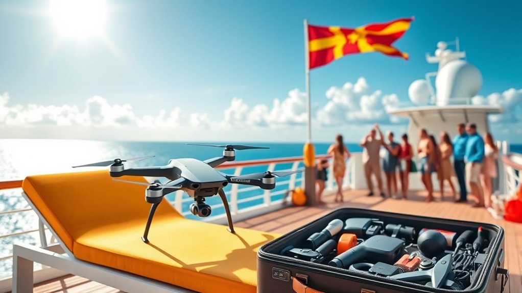 cruise line drone regulations