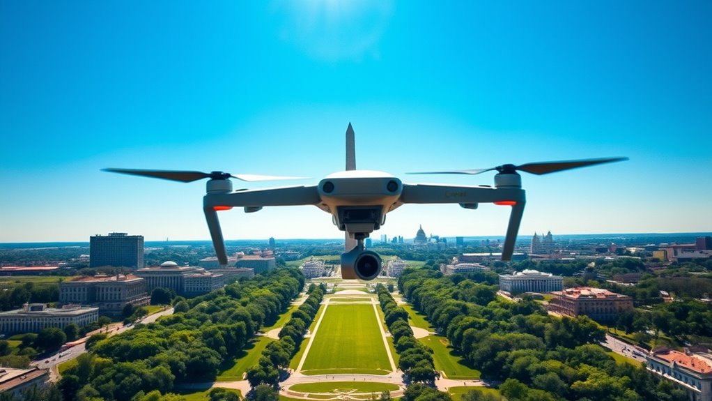 d c drone no fly zones