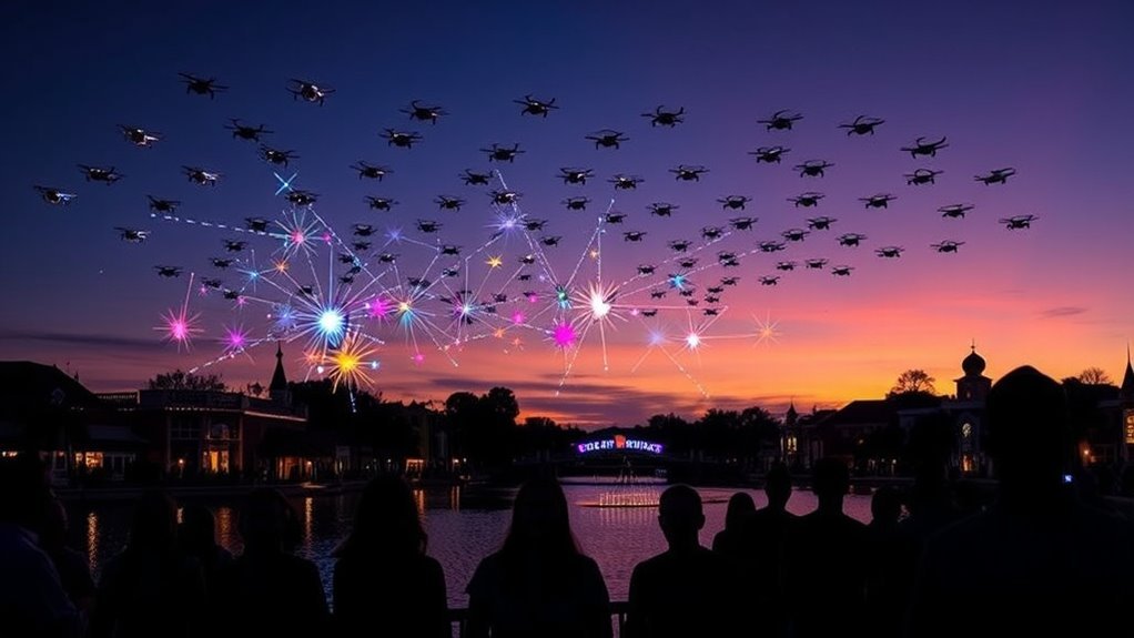 disney springs drone show dates