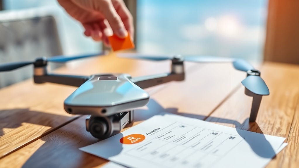 display registration number clearly