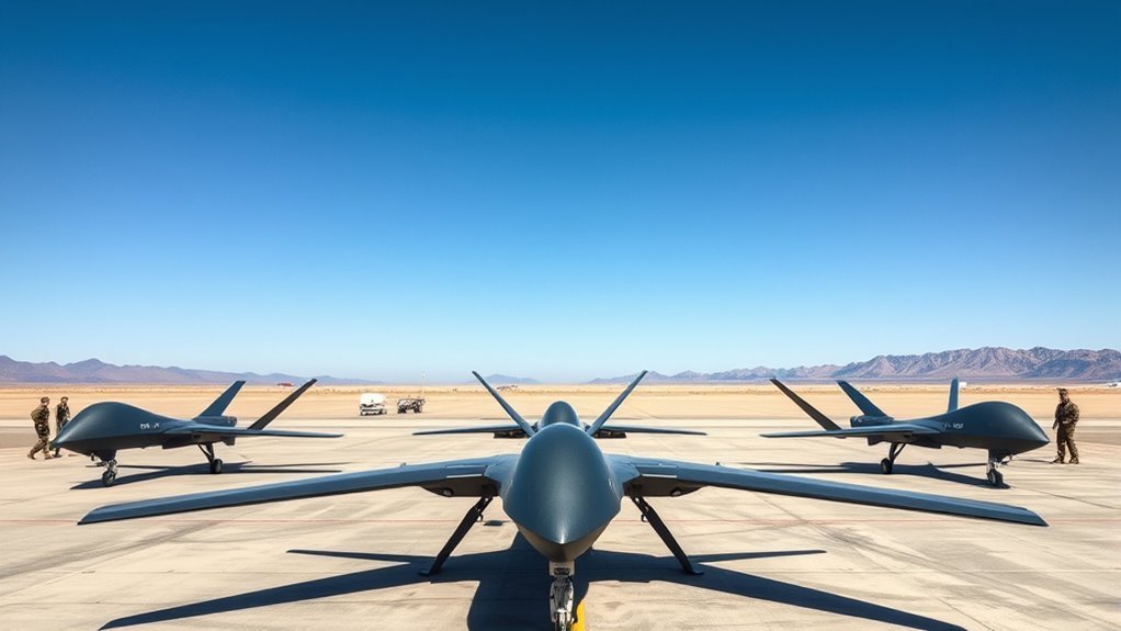 diverse military drone inventory