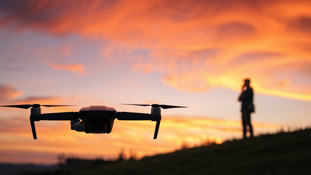 drone activity visual indicators