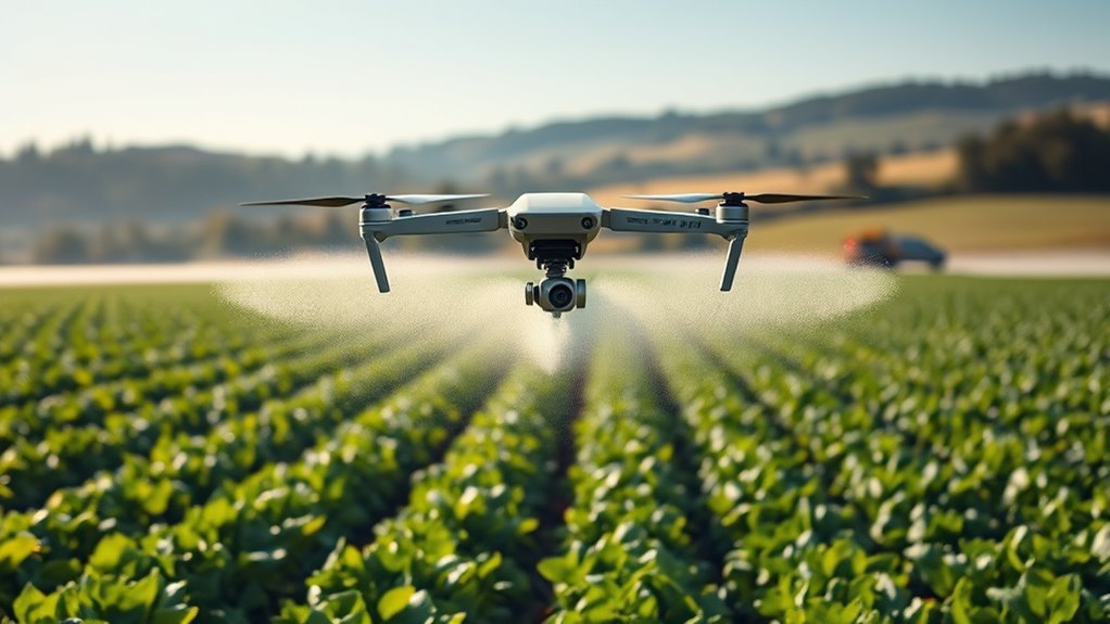 drone agricultural input spraying