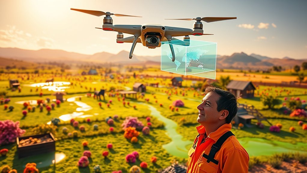 drone assisted slime monitoring