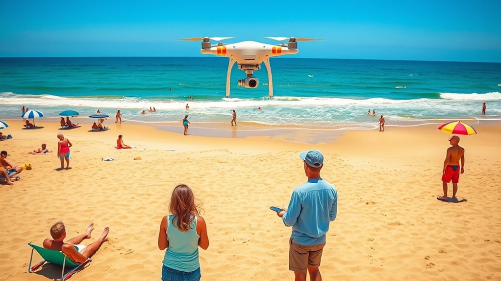 drone beach flying regulations