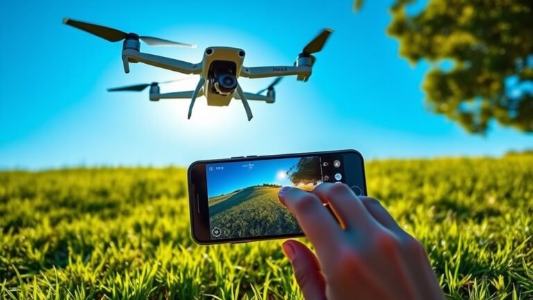 drone camera android connection
