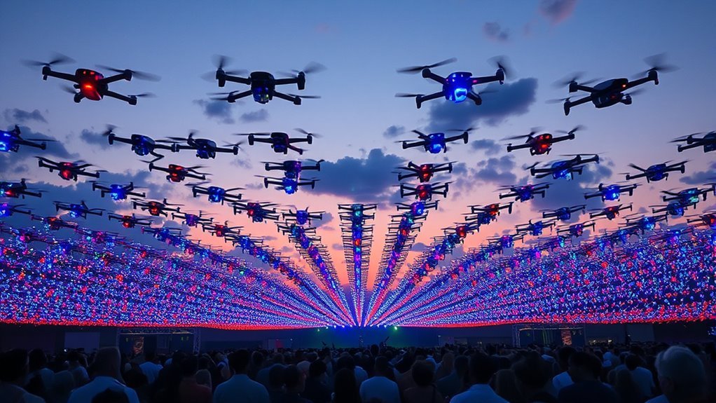 drone choreography and synchronization