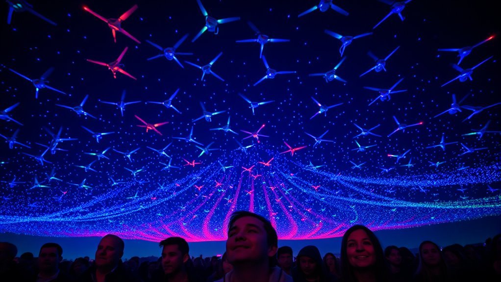drone choreography and synchronization