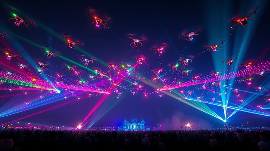 drone choreography and synchronization