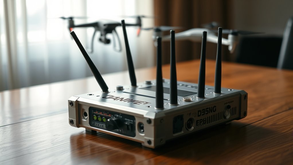 drone communication disruption techniques