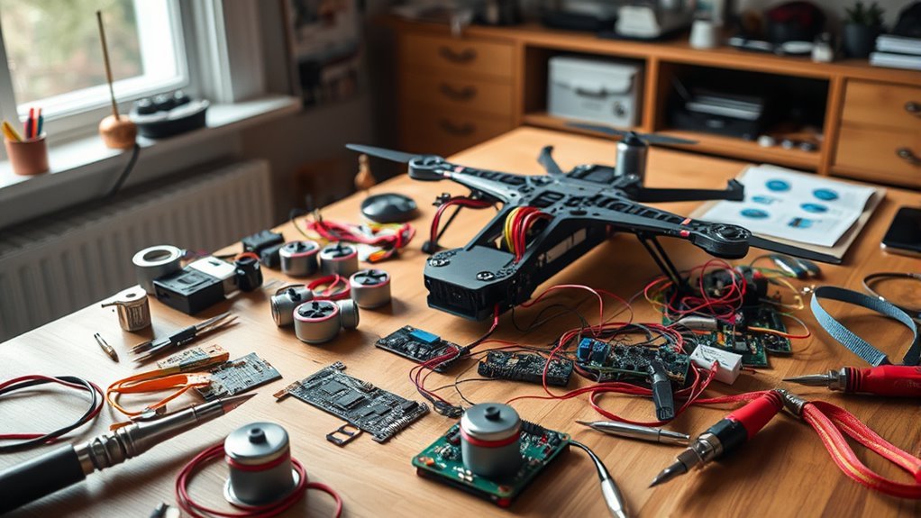 drone components and functionality