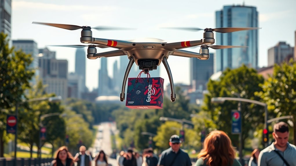 drone delivery service advancements
