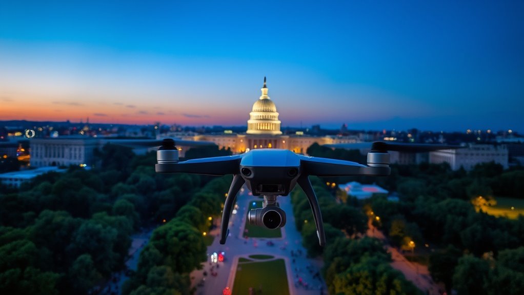 drone flight regulations d c