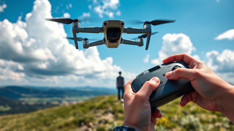 drone flying instructions provided