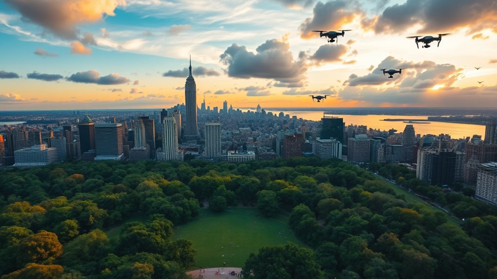 drone flying locations nyc