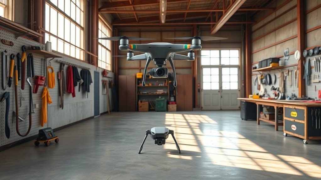 drone friendly shop layout assessment