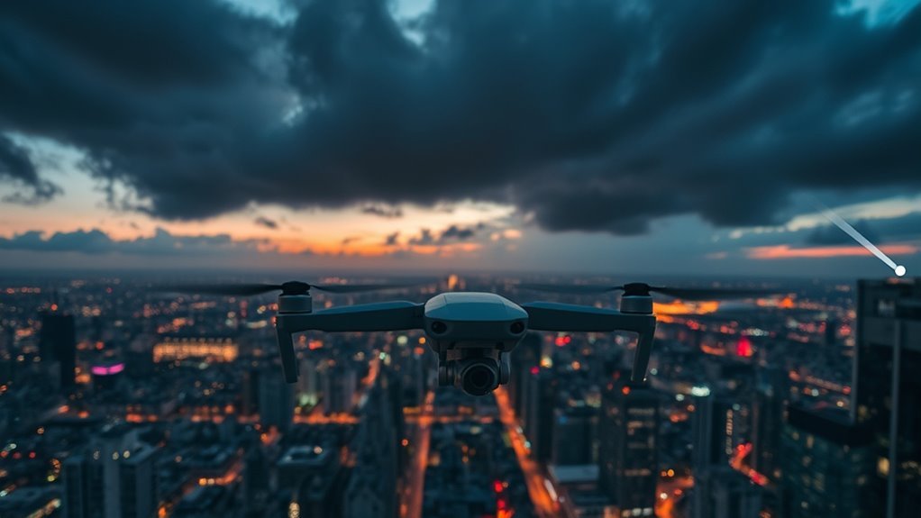 drone jamming signal interference mechanism