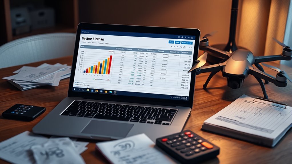 drone licensing costs overview