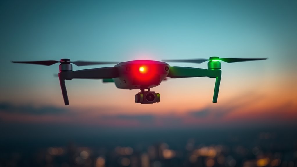 drone light color coding