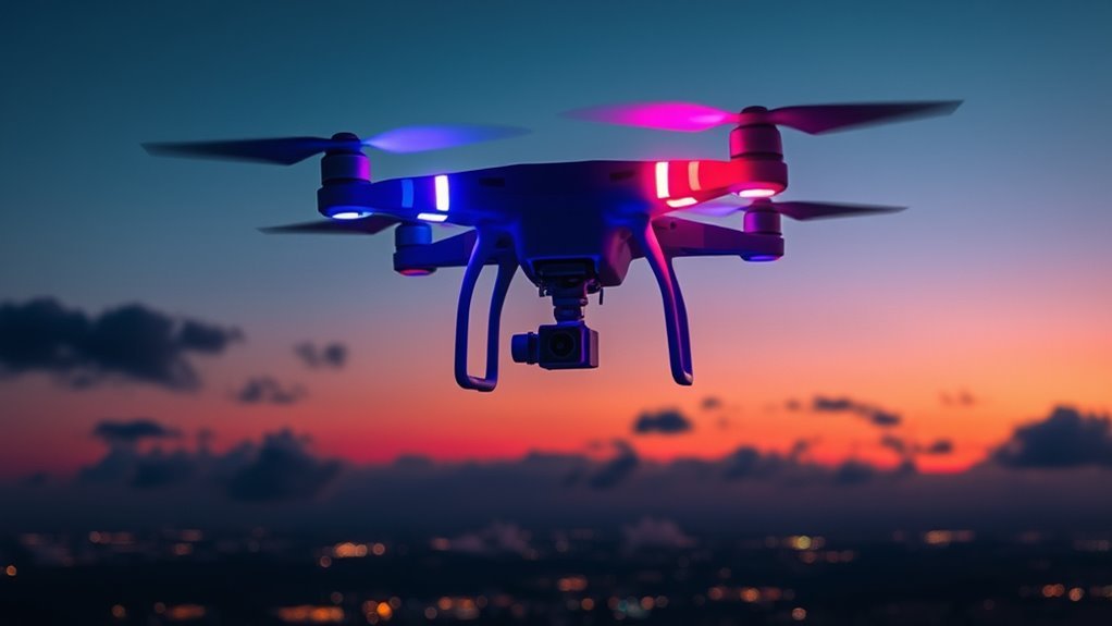 drone light flashing patterns