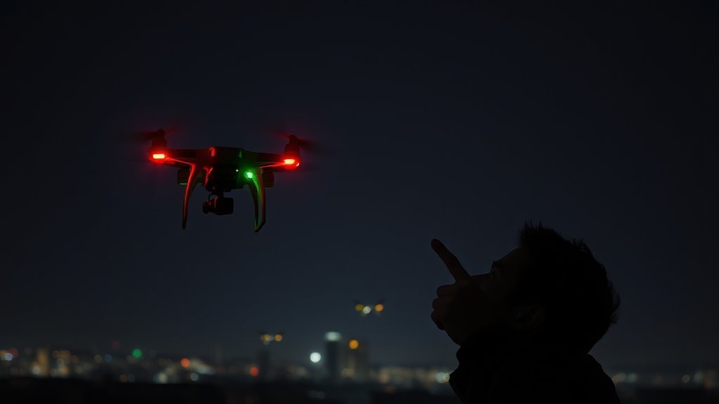drone light identification patterns