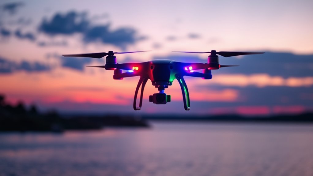 drone lights enhance visibility