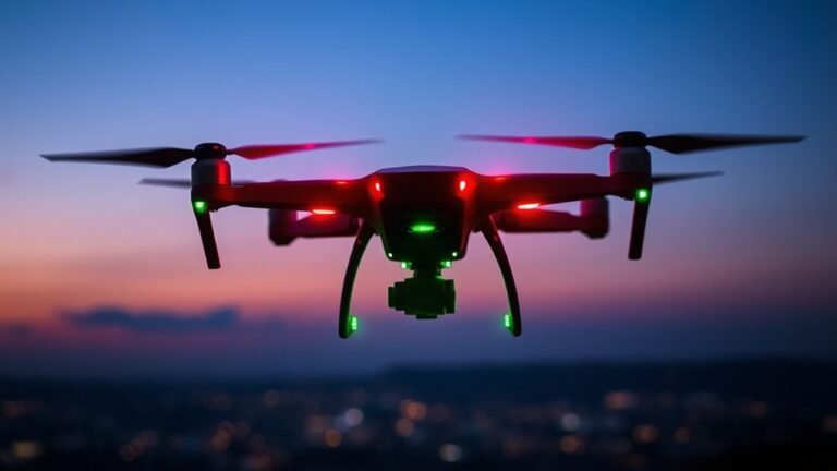 drone navigation light signals