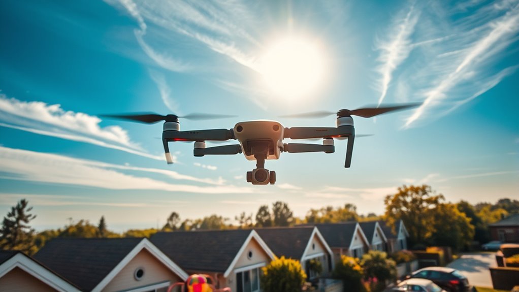 drone regulations residential areas