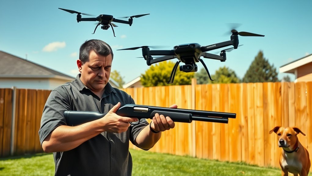 drone shooting legality concerns