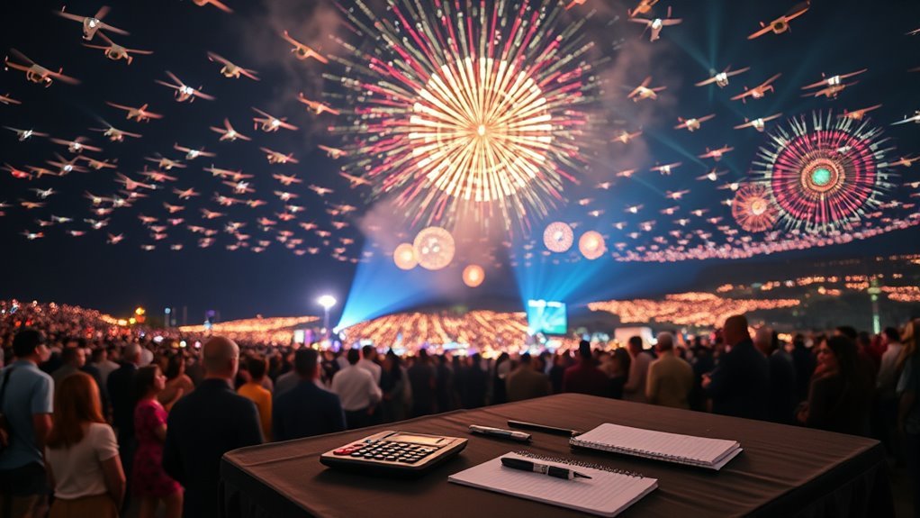 drone show cost factors