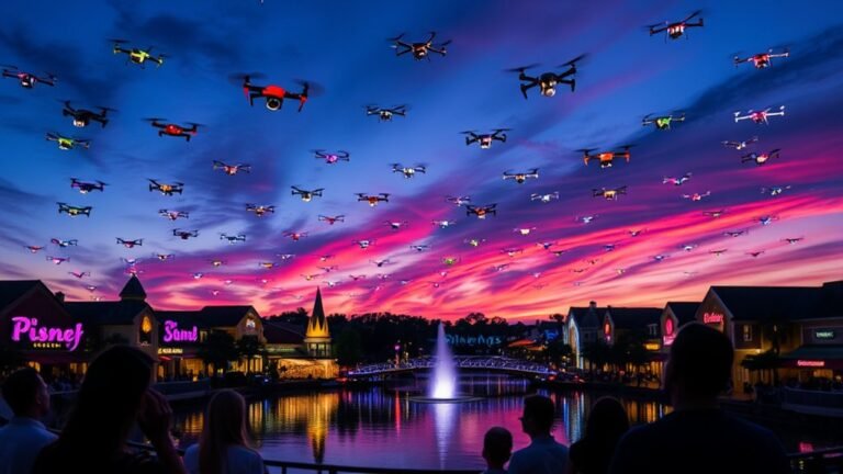 drone show disney springs tonight
