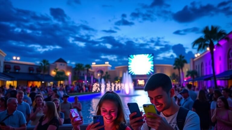 drone show time disney springs